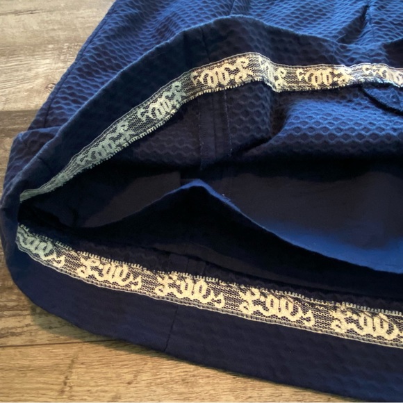 LILLY PULITZER Navy “Junie” Shift Dress with Gold Embroidered Detailing, Size 4 - Picture 9 of 16